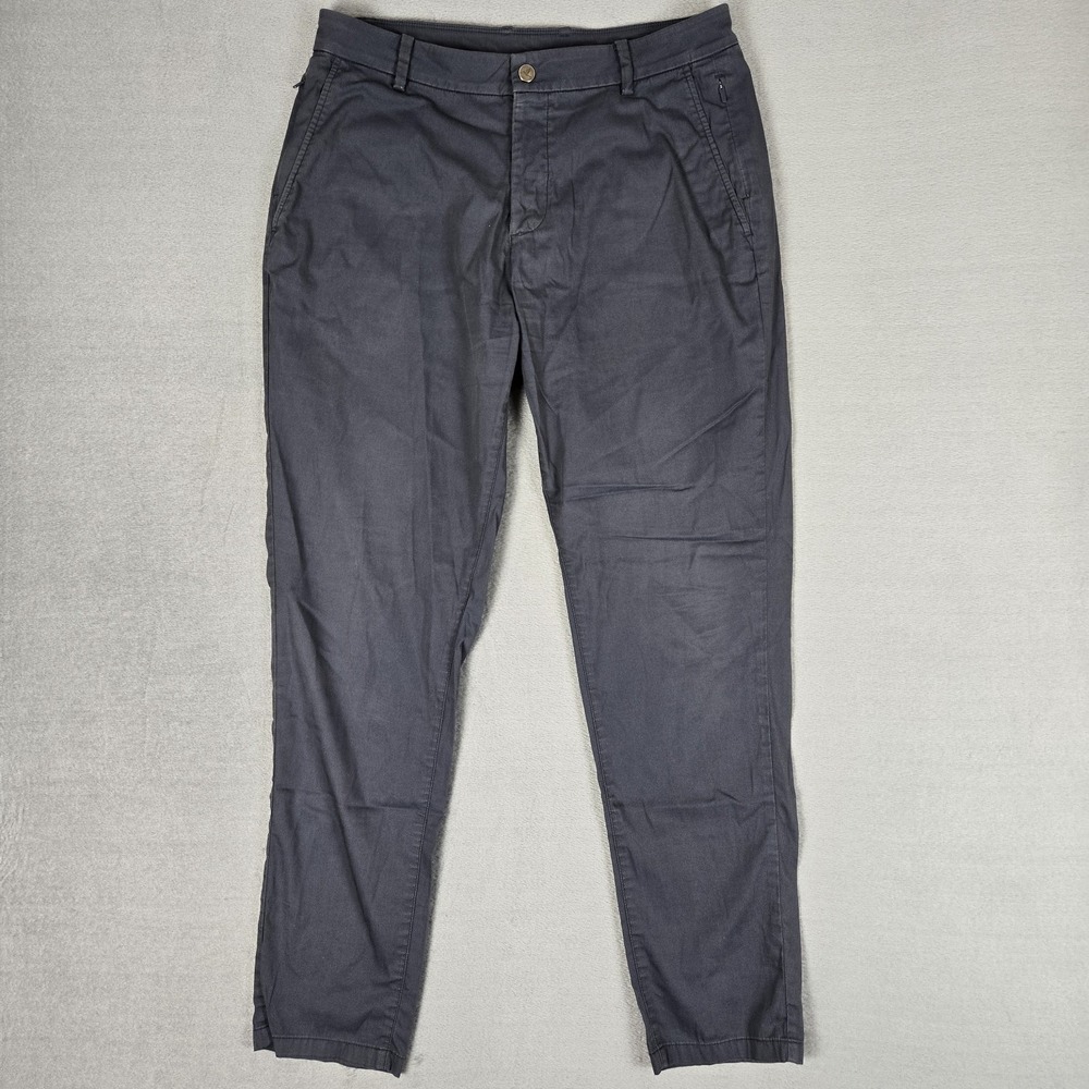 Birddogs Lined Pants Mens 34x32 Slim Fit Stretch Performance Blue‎ Chino Golf